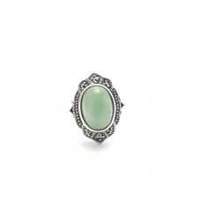 bague rétro - Jade