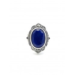bague rétro - Lapis Lazuli