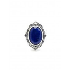 bague rétro - Lapis Lazuli