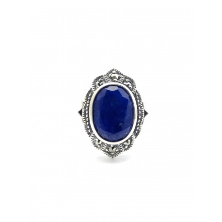bague rétro - Lapis Lazuli