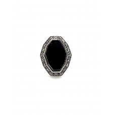 bague rétro - onyx
