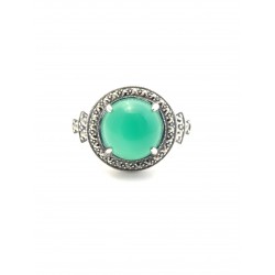 bague rétro - Agate