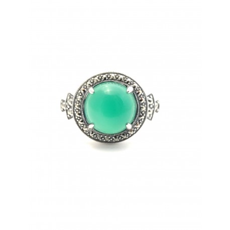 bague rétro - Agate