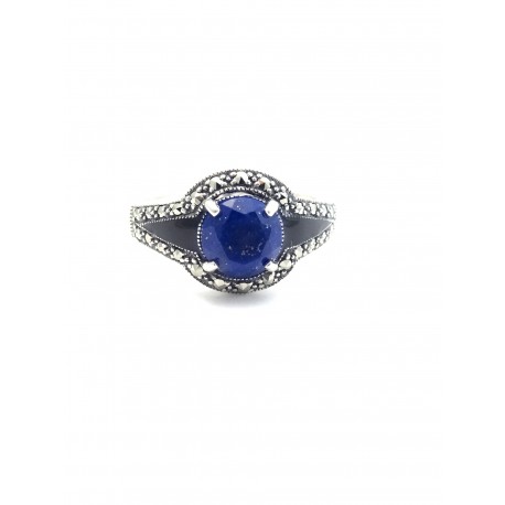 bague rétro - Lapis Lazuli
