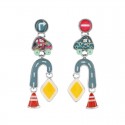 Taratata - boucles d'oreilles Mille Bornes
