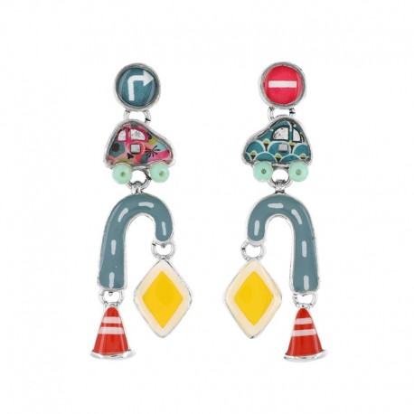 Taratata - boucles d'oreilles Mille Bornes