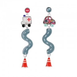 Taratata - boucles d'oreilles Mille Bornes