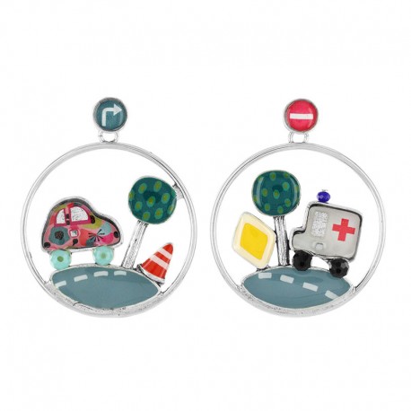 Taratata - boucles d'oreilles Mille Bornes